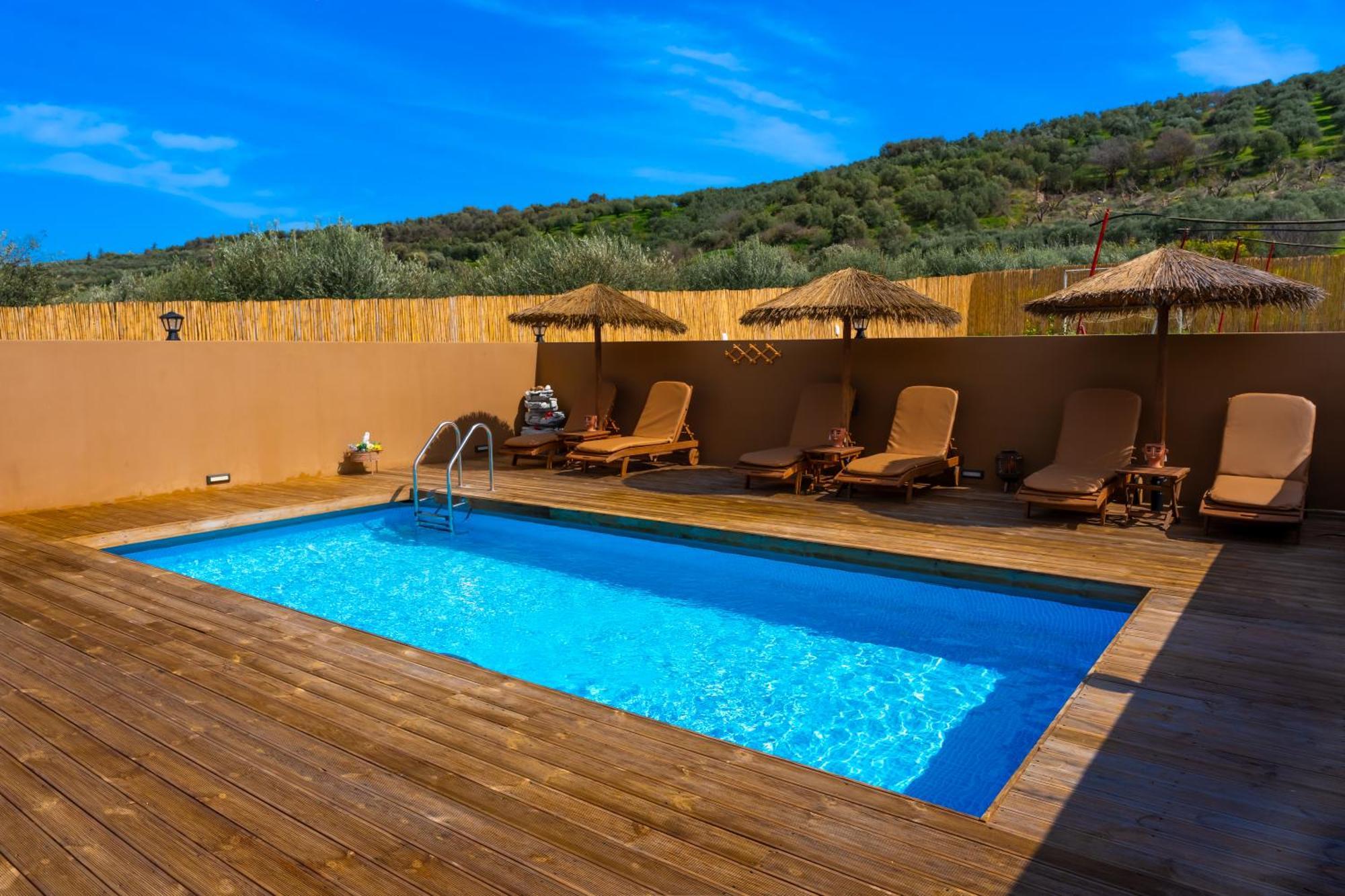 Countryhouse Villa With Pool & Private Parking イラクリオン エクステリア 写真
